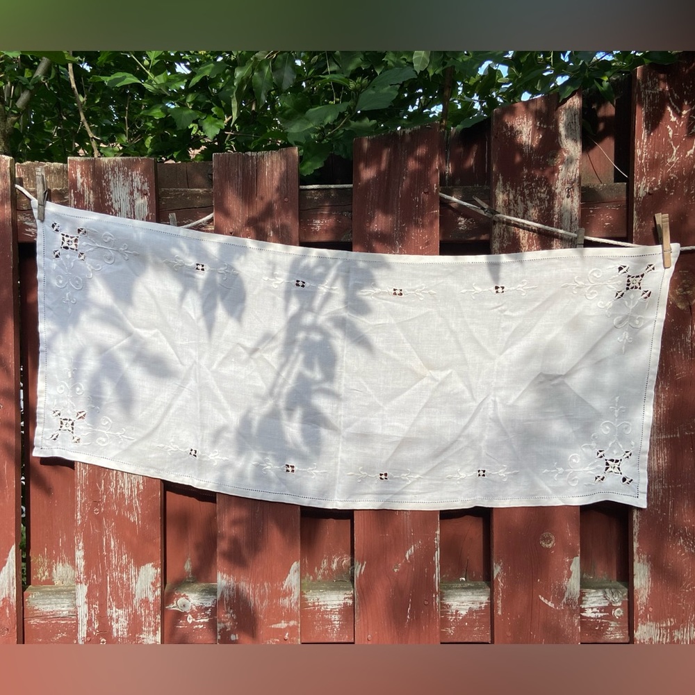 Needlepoint Cut Out Table Runner